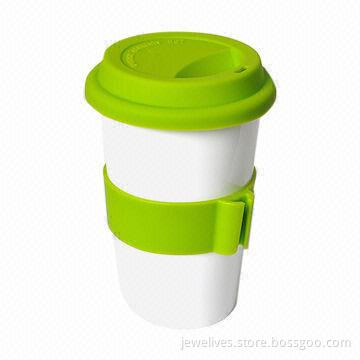 Silicone Cup Sleeve/Band, Customized Colors are Accepted, Available with Silkscreen Printing